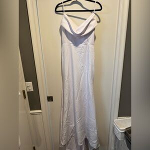 Crepe Cowl Neck Mermaid Wedding dress- BRAND NEW, never worn. Size 8.